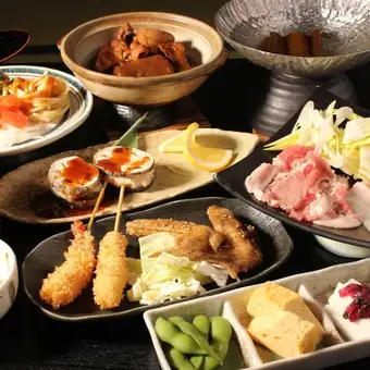 尾張名古屋のソウルフード集結【2時間飲放付】名古屋めしコース《全8品》コミコミ6,000円