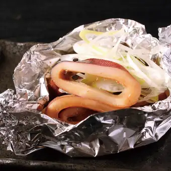 イカのホイル焼き~肝ソース~