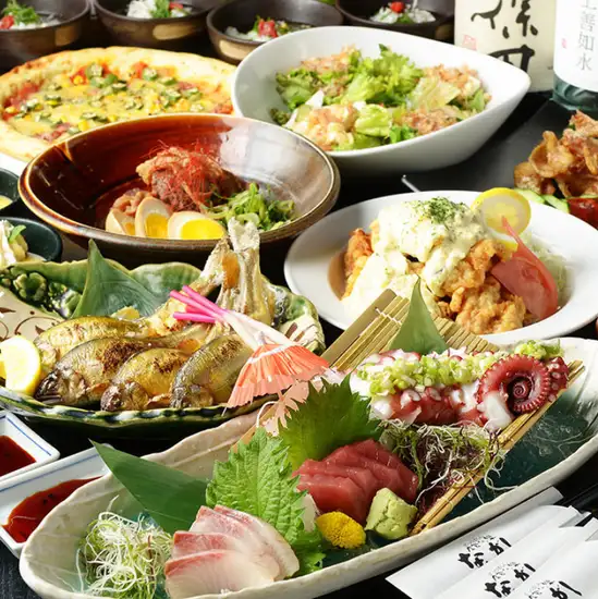 なにがしのコースは120分飲み放題付で4000円~★
