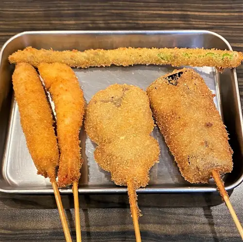 おまかせ串揚げ5本盛り