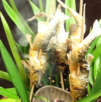 〈郡上〉天然 鮎塩焼