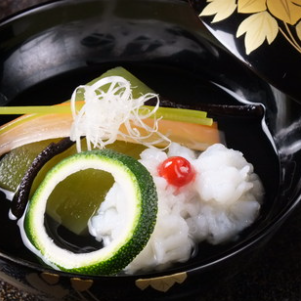 【7/15～8/末まで】夏の京野菜と鱧懐石 ≪清滝≫　通常11,000⇒7,700円