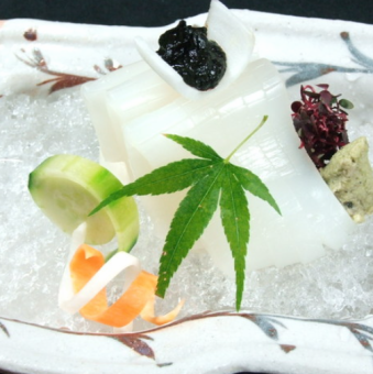 <Wakasa> Swordtip squid sashimi