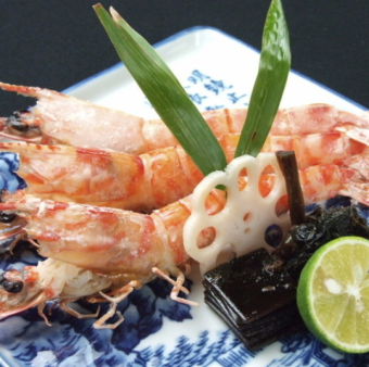 <Mikawa> Grilled Tiger Prawns with Salt