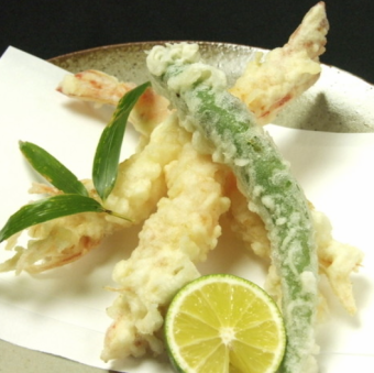 <Mikawa> Tiger Prawn Tempura
