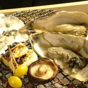 Senposhi: Grilled oysters