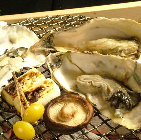Senposhi: Grilled oysters