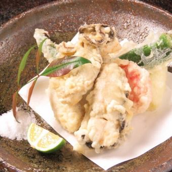 <Tsuruoka> Cod milt tempura
