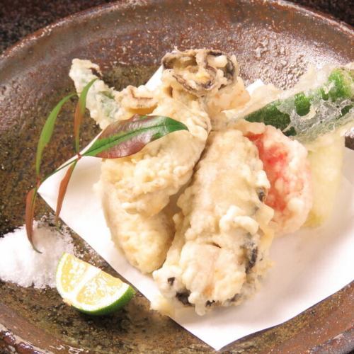 <Tsuruoka> Cod milt tempura