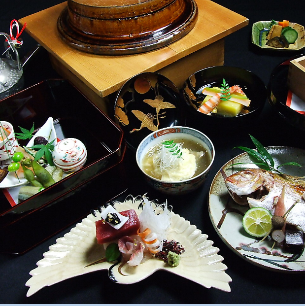 産地直送天然の魚と京野菜!目にも楽しい本格京懐石を個室で!