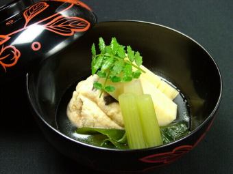 筍と蛤ひろうす