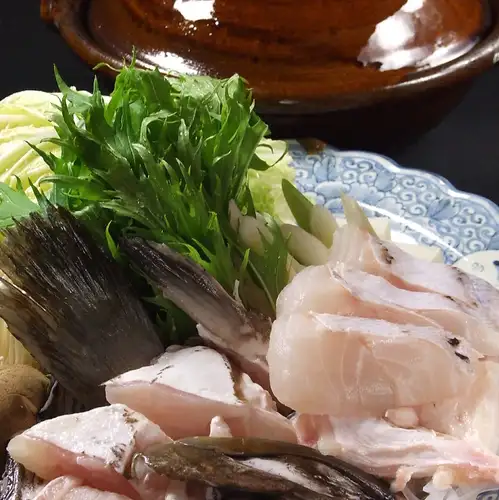 京野菜と天然くえ鍋
