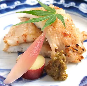 <Awaji Island> Grilled conger eel with fermented fish guts