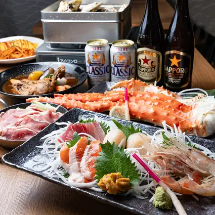 【4名様より・2時間飲み放題付】カニ食べ放題！梅コース12000円(税込)