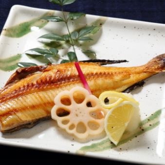 Grilled atka mackerel