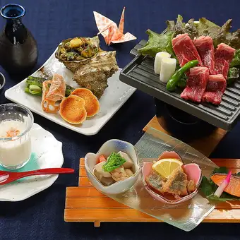9月~10月【期間限定】旬のお造り3点盛/のど黒塩焼など全8品2時間飲放題付8500円(税込)
