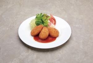 蟹奶油炸肉餅