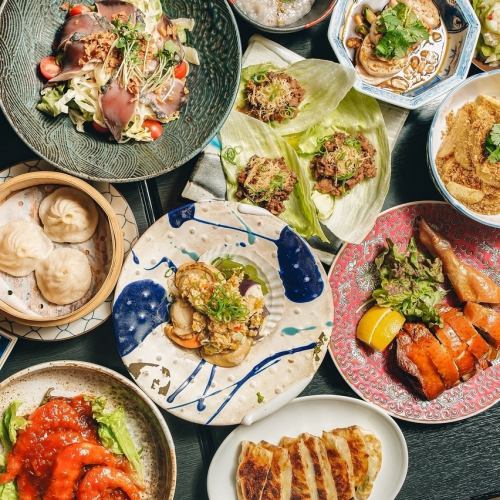 【2時間飲み放題付き】飯店コース　税込み６０００円