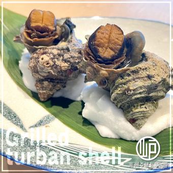 Grilled Turban Shell (2 pieces)