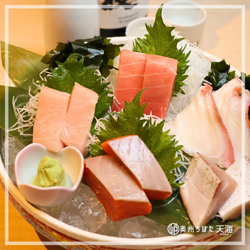 Carefully selected! Chef's choice of 5 fresh sashimi