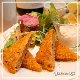 Golden fried bonito from Kesennuma