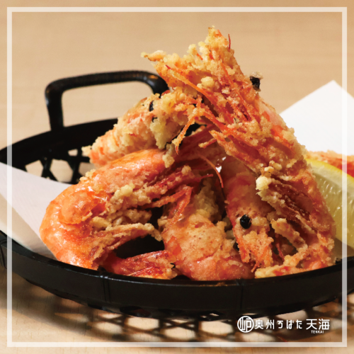 Deep-fried sweet shrimp