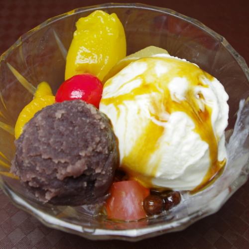 あんみつ/2色クリームあんみつ