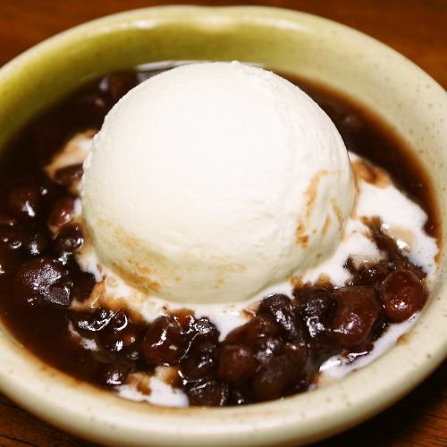 バニラぜんざい/抹茶ぜんざい