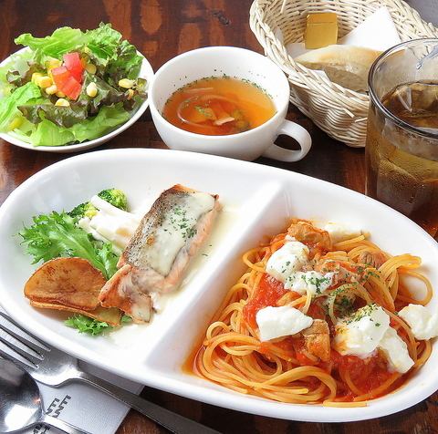 [午餐每天更换980日元]每天更换的主菜和意大利面