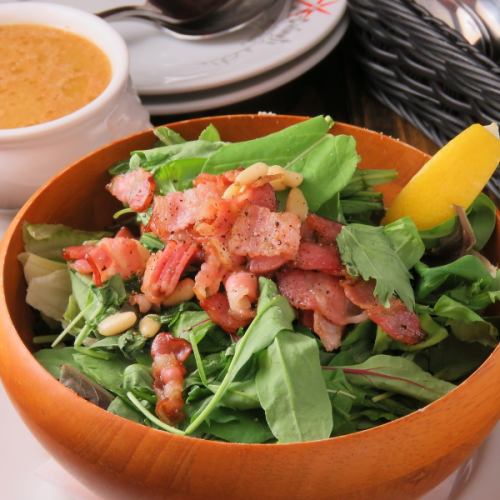 Bacon saute and pine nut salad M / L / LL