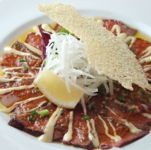 Western-style tataki of beef