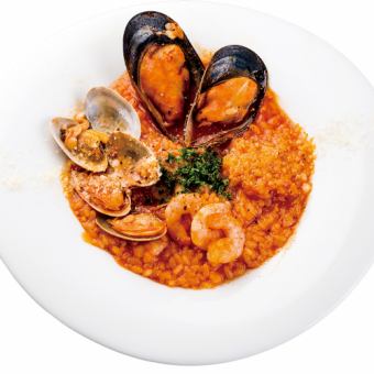 Today's Seafood Tomato Risotto