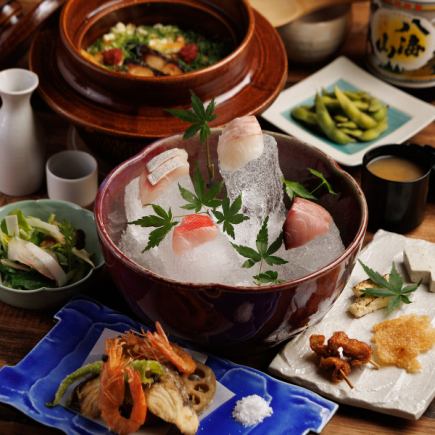 《全7品》刺身や天ぷらなど季節の和を味わう「旬菜コース」