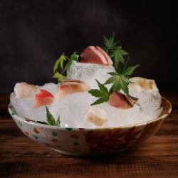 旬の鮮魚の刺身盛り合わせ~7点盛り~