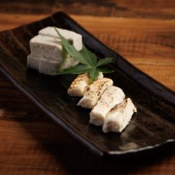 自家製味噌漬けクリームチーズと豆腐の酒粕漬の2種盛り　