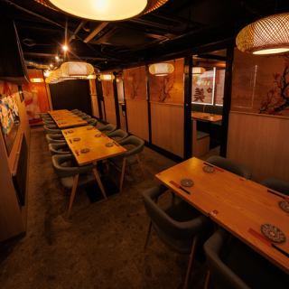 ▽錦糸町で大人数宴会！最大40名様までの貸切パーティーならお任せください！広々とした空間で、会社全体の宴会や大人数での同窓会、イベント打ち上げにも対応可能です！もちろん昼宴会もOK◎自由なレイアウトで、思い出に残る特別な一日を演出しませんか？プランや設備など、まずはお気軽にご連絡ください！