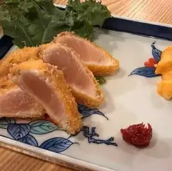 鰆のレアかつ 新生姜タルタルソース