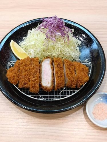 [SPF pork from Ibaraki Prefecture] 150g Mimei pork loin cutlet set meal