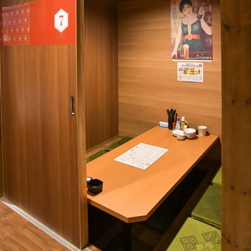 2名様～個室へご案内