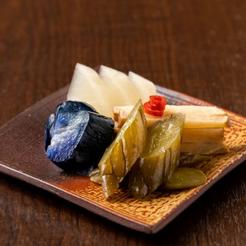 自家製漬物盛り合わせ