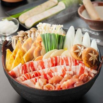 特製塩ちゃんこ鍋コース 5500円飲み別