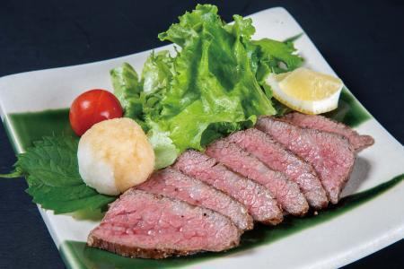 Charcoal grilled domestic beef sirloin