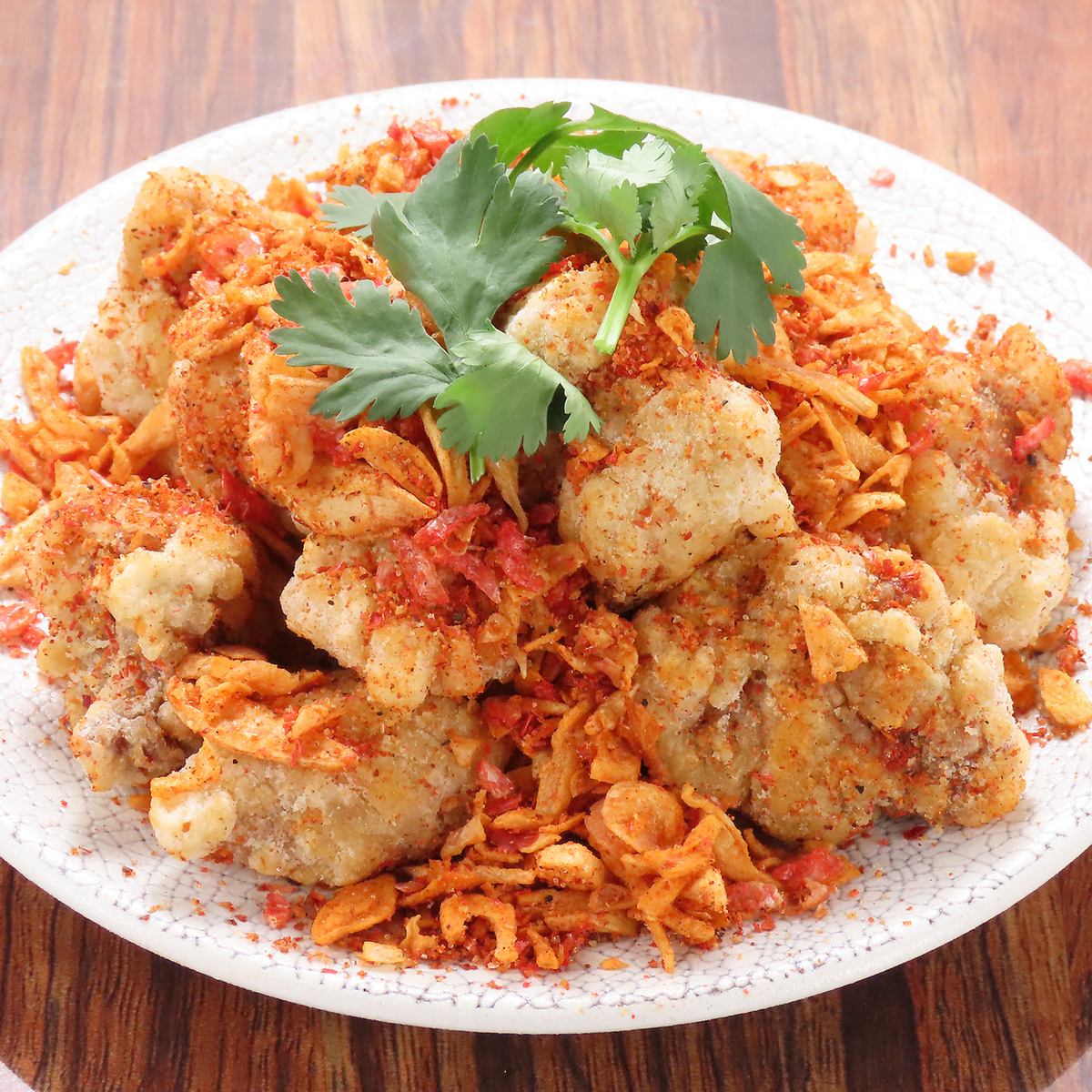 亚洲风味的中国菜,厨师在传统中国菜谱的基础上进行了创新。