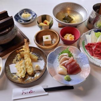 【金太郎ふるさと御膳】季節の食材を使用した豪華11品