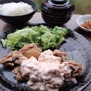 Chicken nambutan set meal
