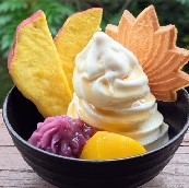 秋のお茶碗パフェ