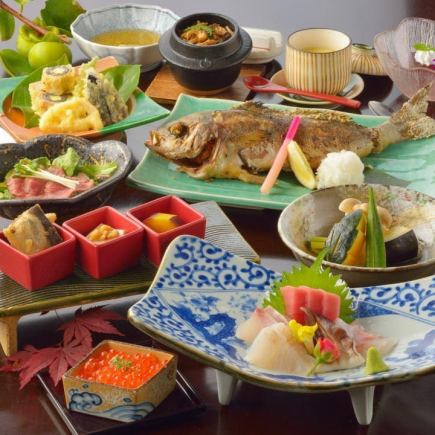 120 minutes with local sake and authentic shochu [all-you-can-drink included] [Banquet course] 10 dishes 7,700 yen (tax included)
