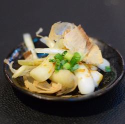 島らっきょうの塩漬け