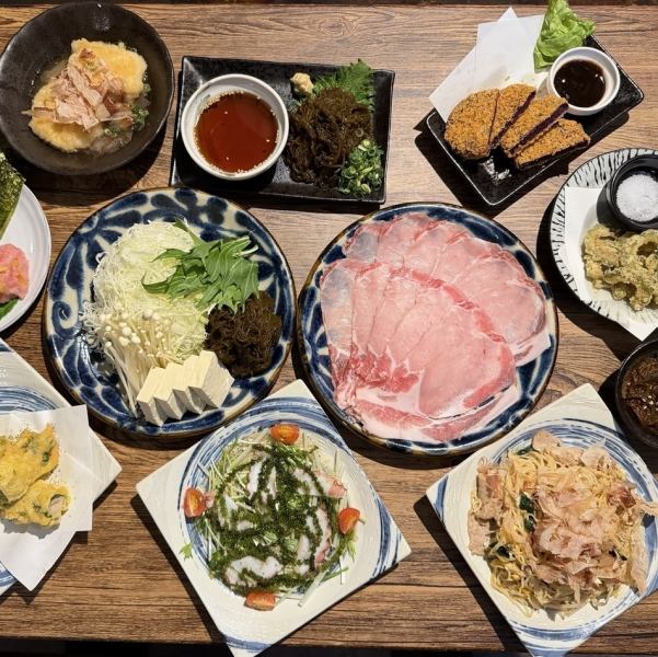 大人気!沖縄堪能食べ飲み放題コース4400円(税込)