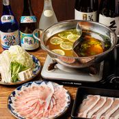 [Perfect for parties! All-you-can-eat and drink shabu-shabu] "Agu Pork Shabu-Shabu All-You-Can-Eat and Drink Course"
